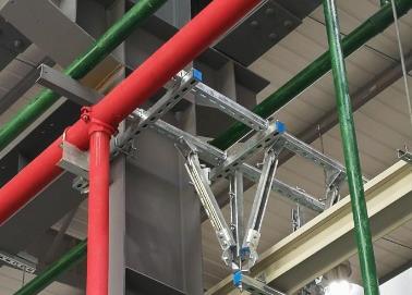 枞阳该抗震支架的整体式支吊架结构协调性好